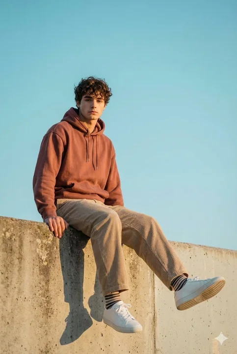 暖阳下的电影感街头时尚大片