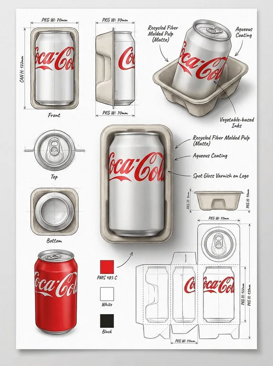 未来科技感工业包装设计展示