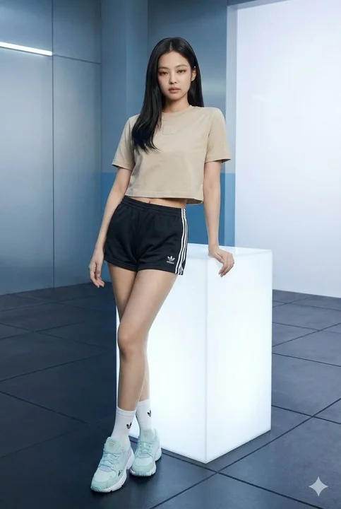 Jin Zhen Ni's Minimalist High-End Sporty Street Style Photo Shoot