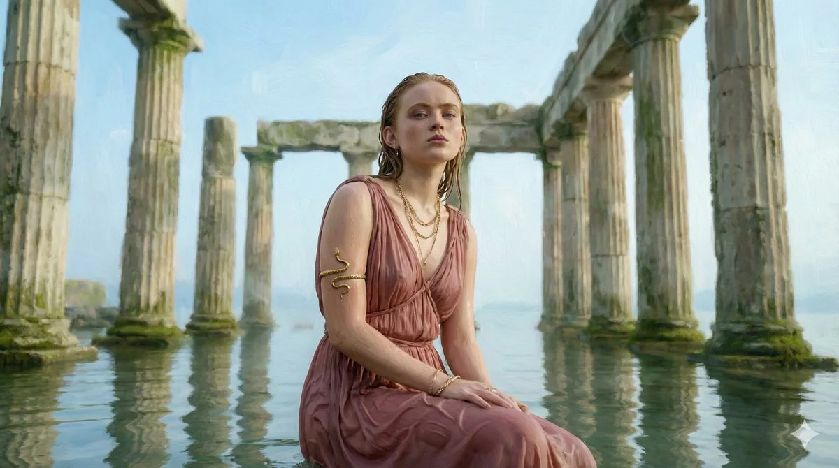 淹没神庙的现代阿佛洛狄忒