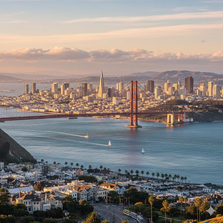 الصورة الذاتية للشعر الذهبي المرتب على رأس السرير مع ضوء الصباح