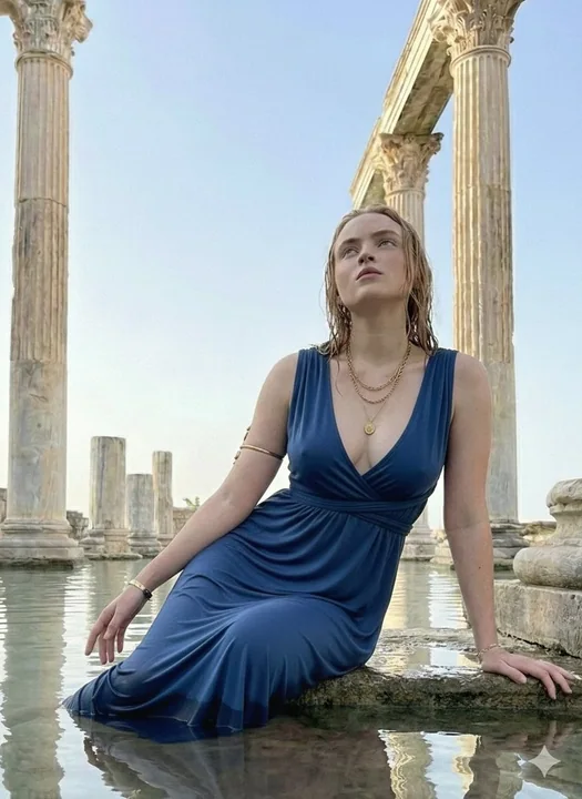 淹没神庙中的现代阿佛洛狄忒