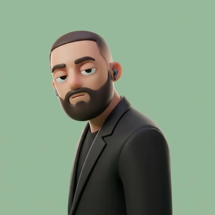 無味気な日常 / 簡素な3Dおもちゃ人形