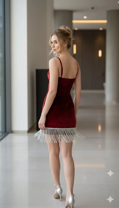 奢华红丝绒高定人像摄影