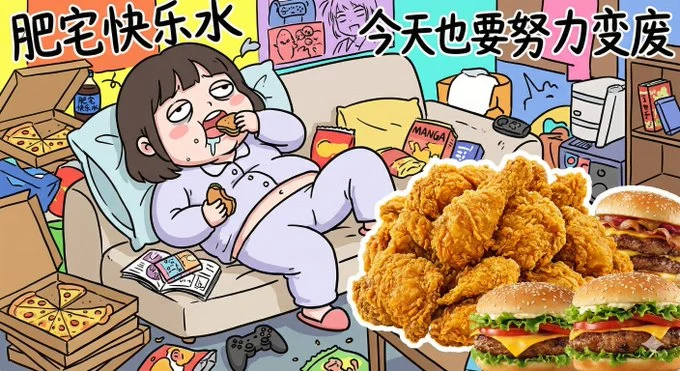 Illustration au style internet et humoristique