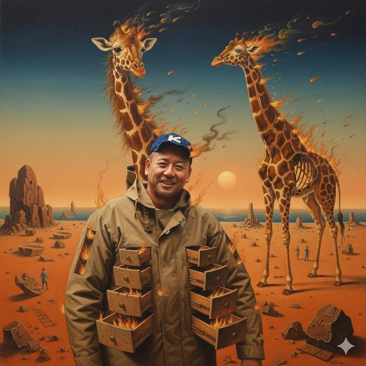 达利画笔下的超现实维京