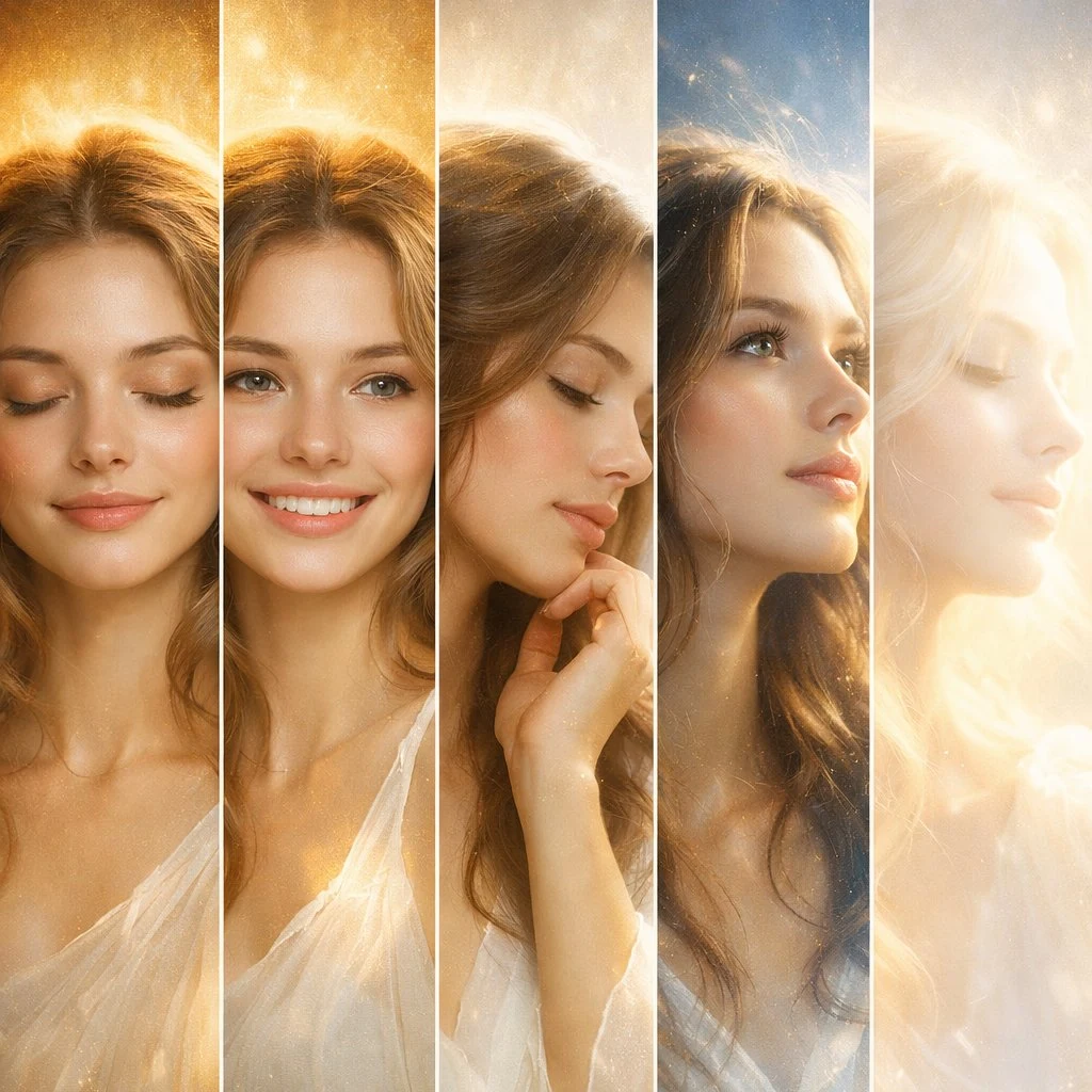 Сверхреалистическая вертикальная коллажная картина