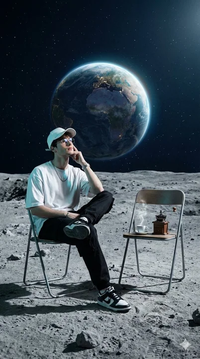 月球荒原上的极简时尚沉思