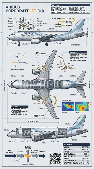 工业级蓝图：实物化身为精密线稿
