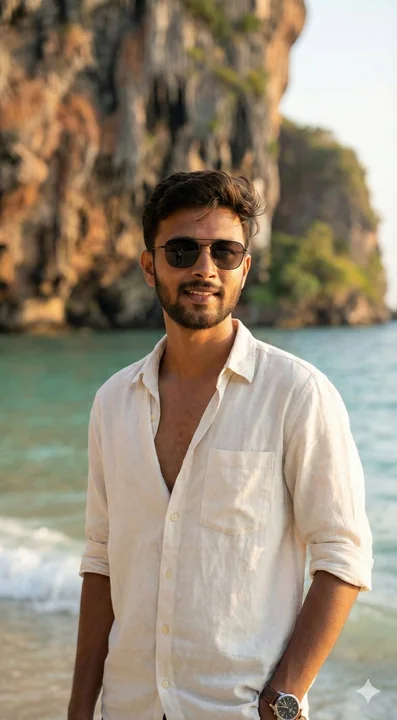 莱利海滩黄金时刻电影感人像