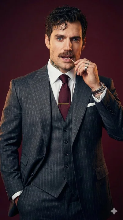 暗黑黑手党奢华男模写真