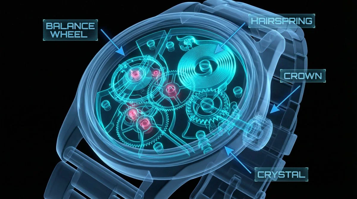 赛博朋克霓虹X光透视扫描