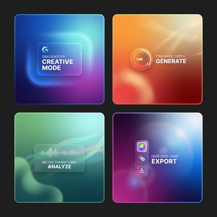 电影级景深与柔光渐变