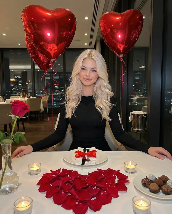 التصوير الفوتوغرافي لعشاء رومانسي بضوء الشموع في عيد الحب الفاخر