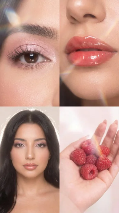 الزجاج المغلف ببلاط الورود المغطى بحليب الفراولة