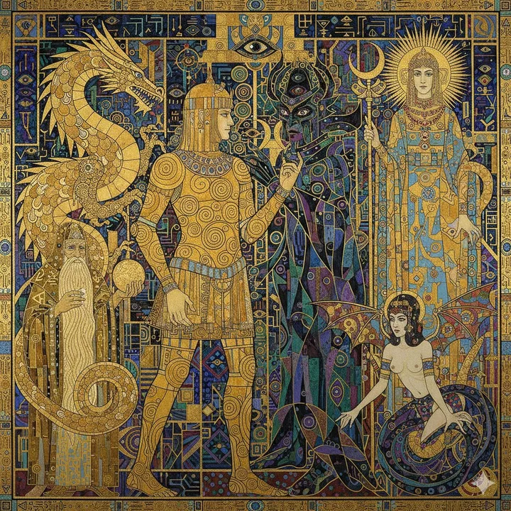 グリュントの龍の塔の運命の対決