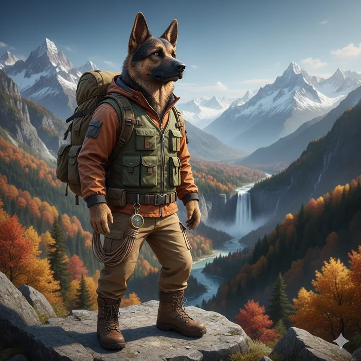 Hyper-realistic 3D Snow Leopard High-end Streetwear Fashion Shoot