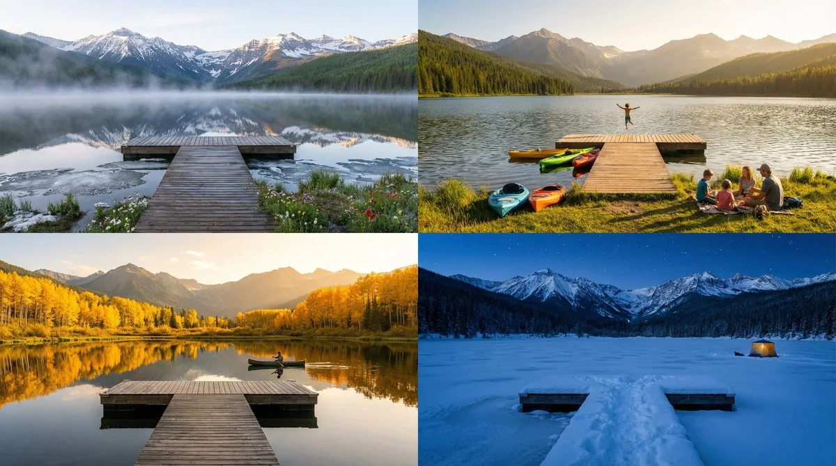 岁月流转电影感四季四宫格