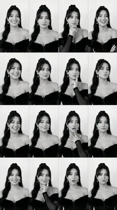 超写实四乘四表情矩阵替换