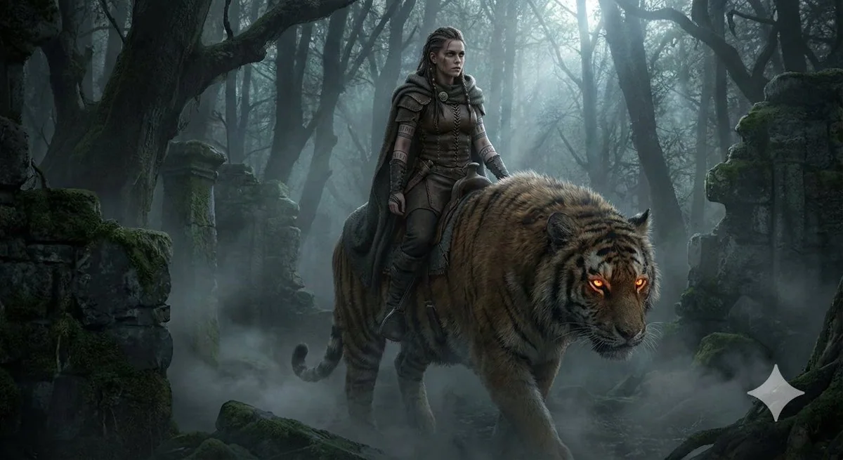 Chevalier aux grandes bottes blanches dans l'immensité du désert de sable