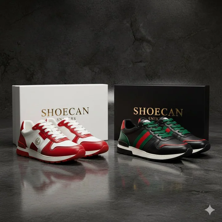 浮遊するハイテクスニーカーの広告キャンペーン