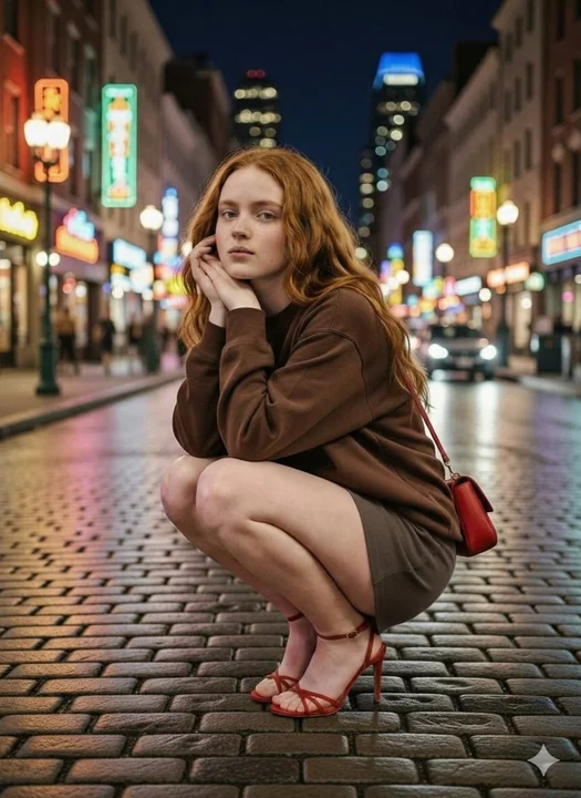 Photographie de rue à la qualité cinématographique sous les néons