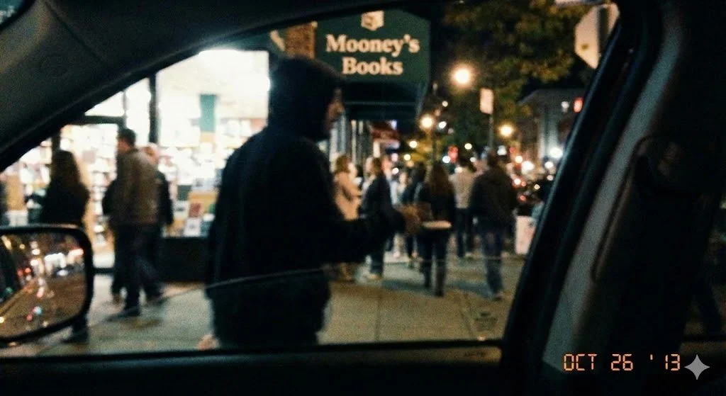 Fleeing in panic from the hidden camera in Chogogeborg