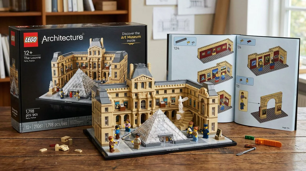 绝美乐高建筑模型套装与精美包装盒