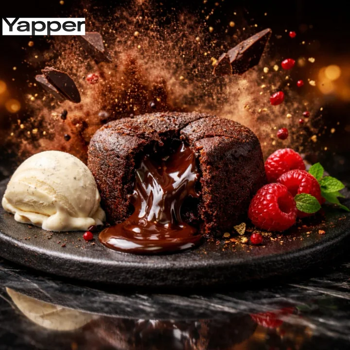 Роскошный лавовый шоколад с моментальным разлитьем