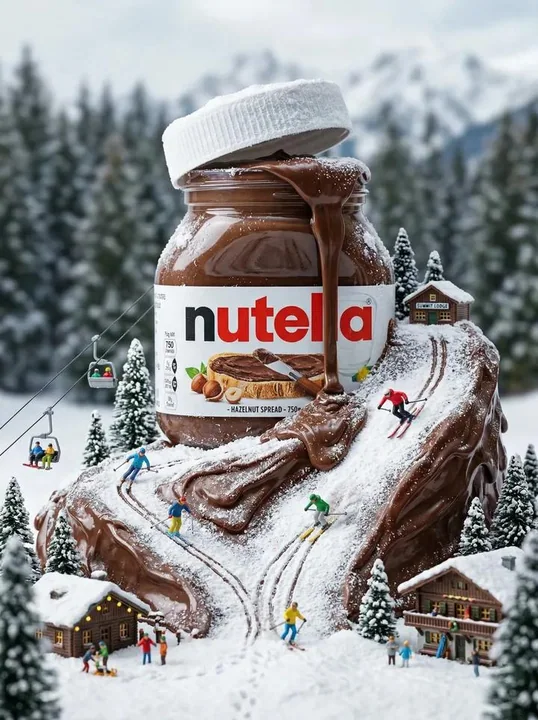 能多益巧克力雪山微缩奇境