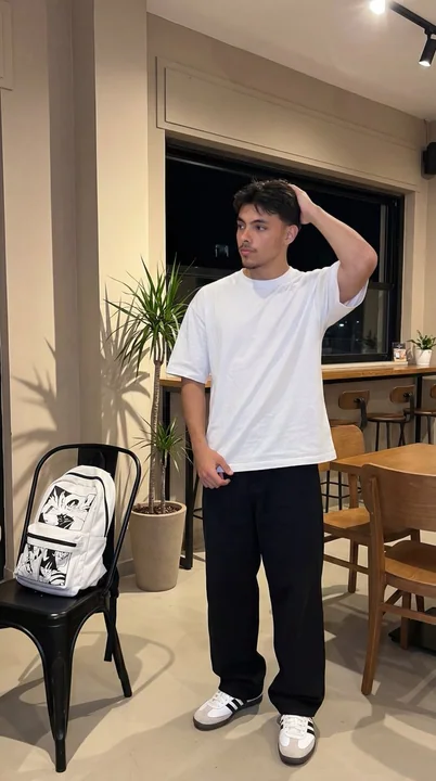 夜景咖啡馆直闪街拍大片