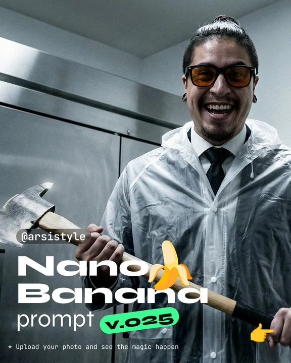 穿透明雨衣的狂笑持斧者