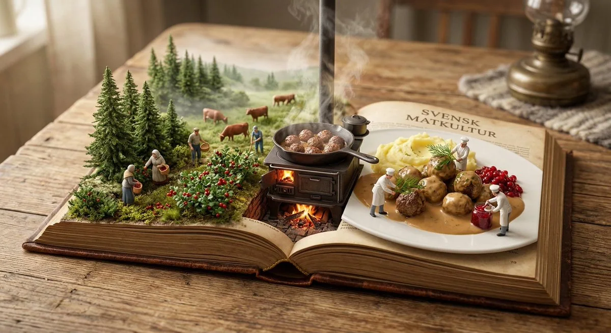 Swedish Meatball Pop-up Book Micro Model