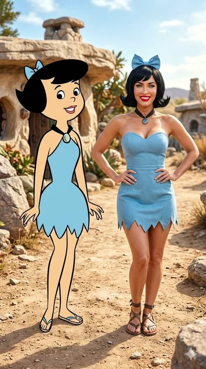 当好莱坞女星撞上二维石器时代