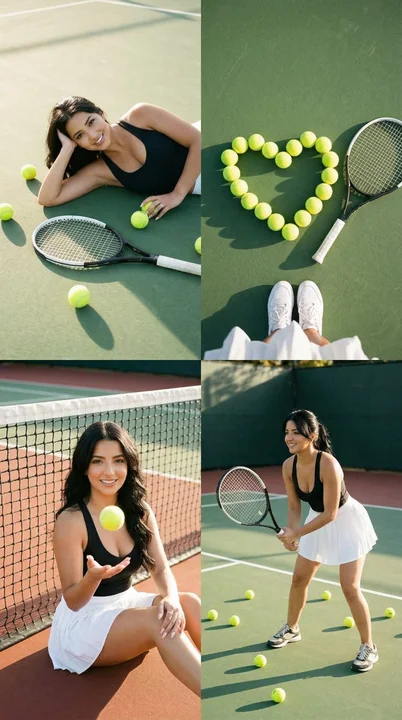 夏日球场运动少女杂志大片