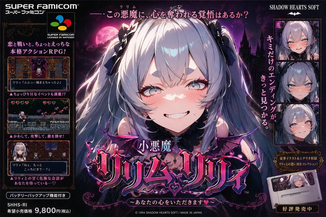 Affiche du jeu vidéo Lilichan, le petit démon