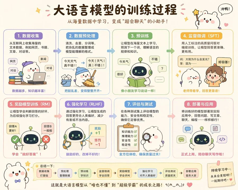 萌系大模型训练图解