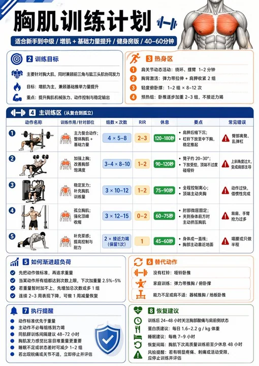Un infographie de fitness en chinois