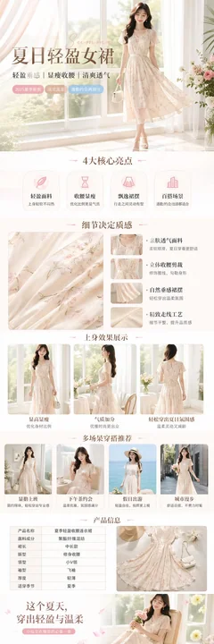 Vêtements femme été léger pour e-commerce