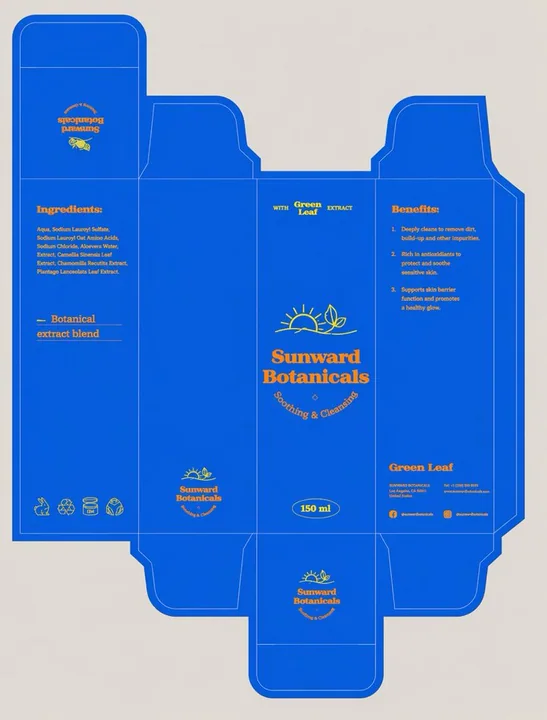 عرض علبة تغليف 3D من التصميم البسيط ذو الطابع الراقٍ