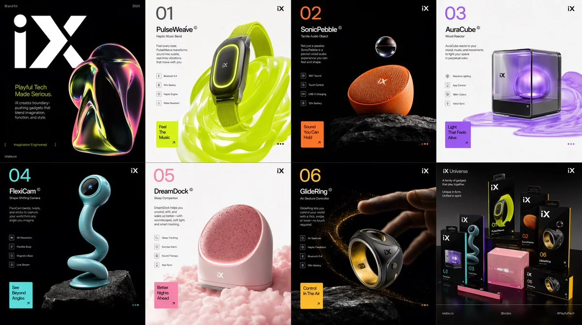iX Future Technology Brand Design Kit