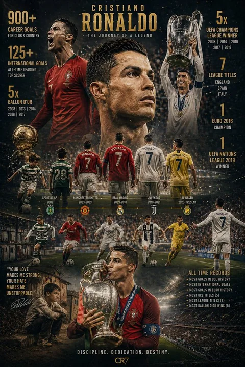 Athlete's Glory Journey Movie-Style Portrait