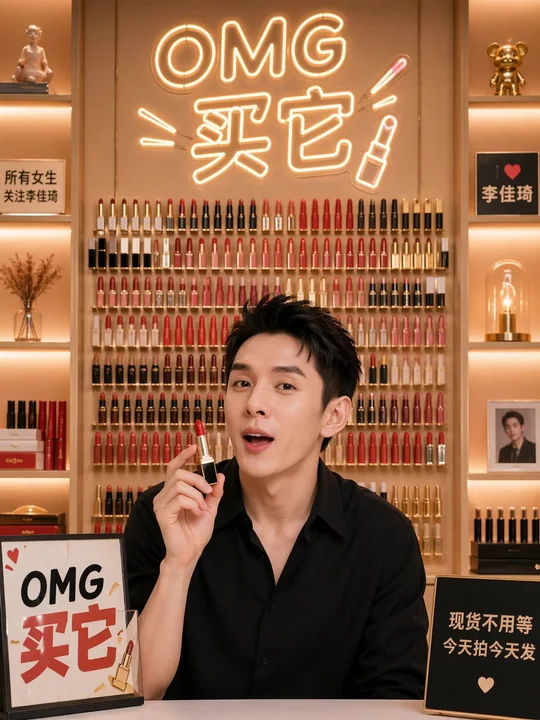 خلفية قاعة البث لمستحضرات ليب جياكي من ماتريكس