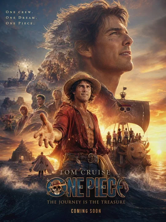 海賊王 ダブルエクスポージャー 感情映画ポスター