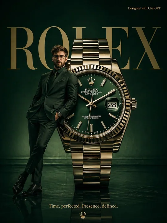 Rolex Surreal Luxury Poster