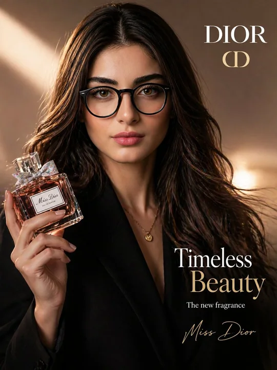 Luxury Beauty Perfume Advertisement