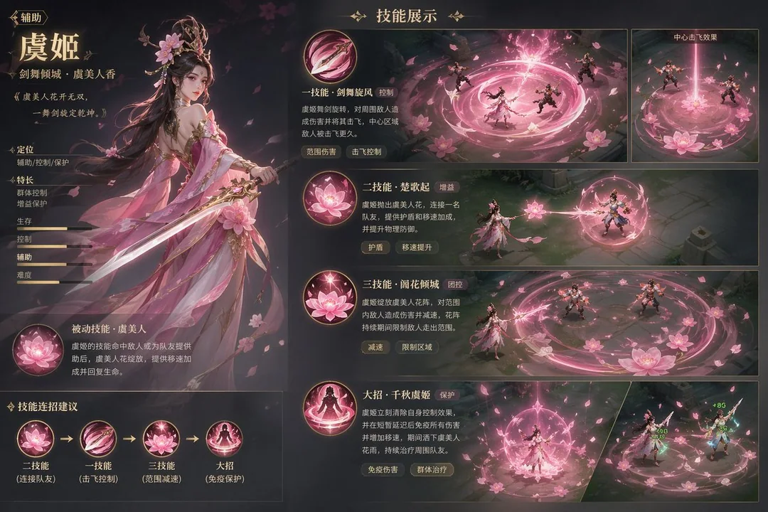 Yu Ji's Sword Dance and Wind Cyclone Effect Setup