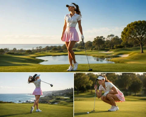 8K Ultra-realistic Female Golfer Photo
