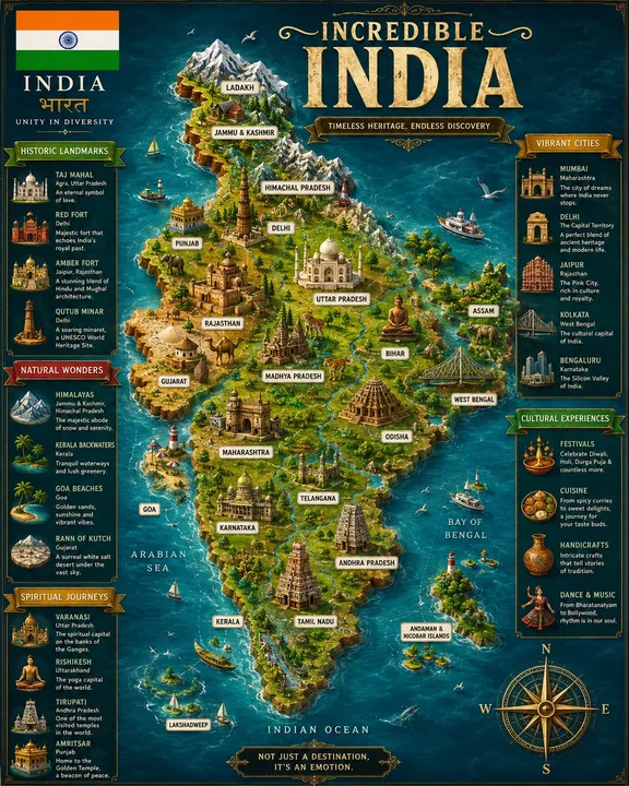 Affiche de carte touristique 3D luxueuse et raffinée en perspective isométrique