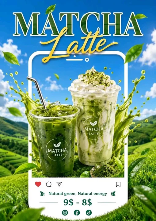 Vibrant pop-style lemon-lime flavored lemonade advertisement poster